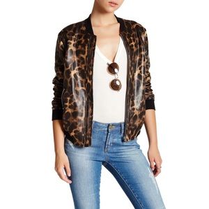 Leibl ‘38 Leopard Print Bomber Jacket